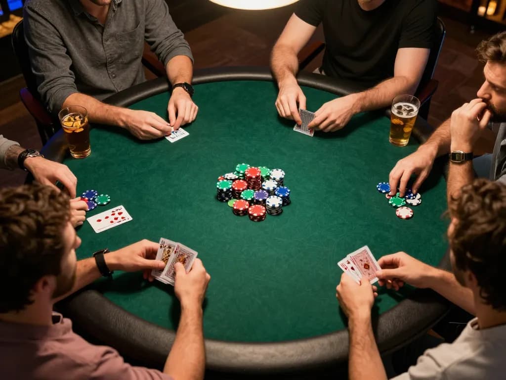 Experience thrilling moments at go 88 poker nights with friends enjoying lively games and snacks.