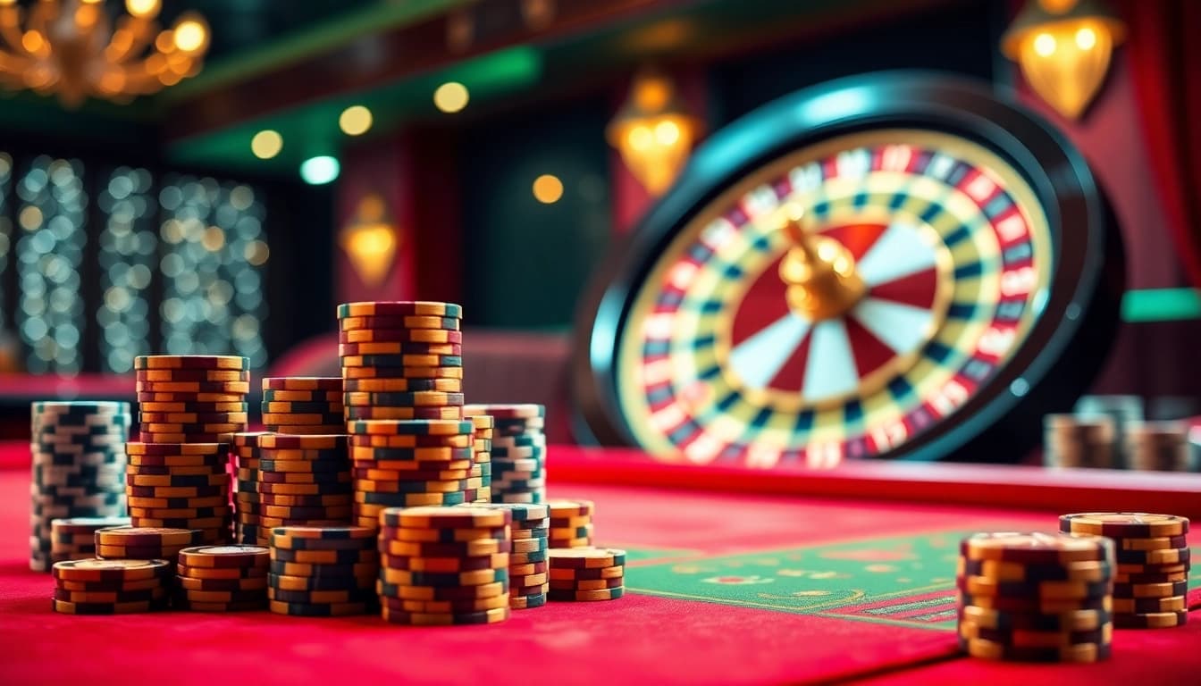 Enjoy a thrilling gambling experience at king888.dev with vibrant casino visuals and exciting gaming elements.