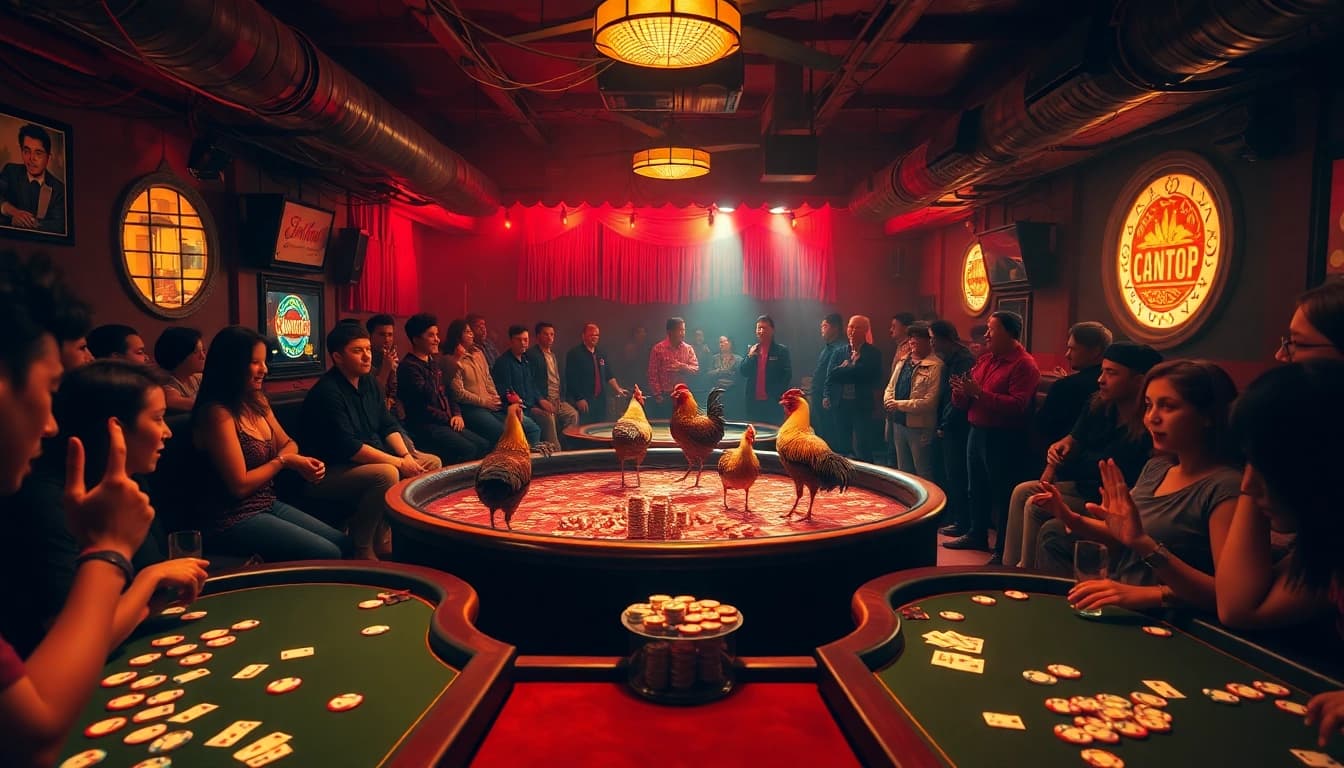 Experience high-energy đá gà trực tiếp with intense live matches and engaged spectators.