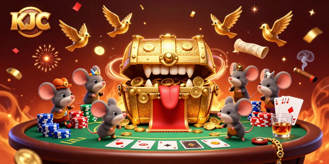 Engage with KJC's vibrant casino experience featuring thrilling poker moments and dynamic characters.