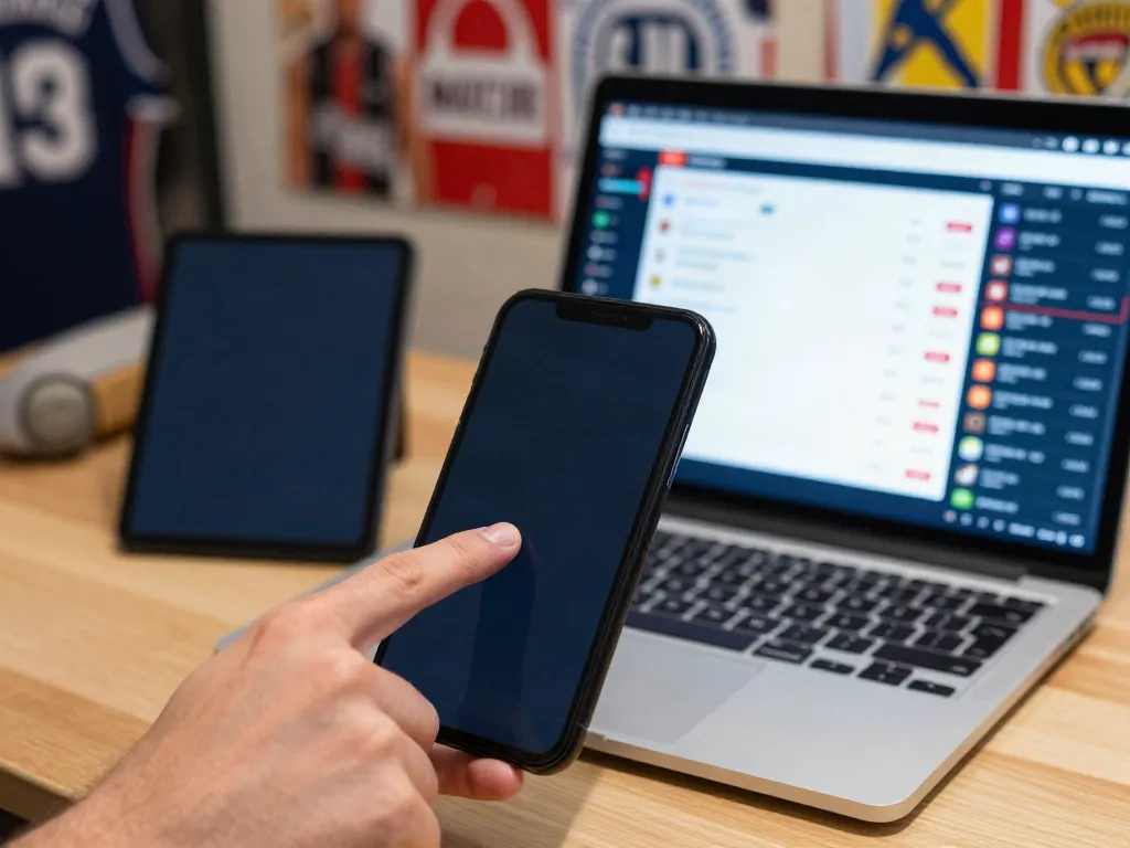 Live online sports betting on ZBET platform with app displayed on smartphone