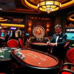NK88 players enjoying vibrant casino tables with immersive gaming experiences.