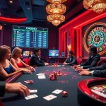 Exciting online gambling scene showcasing players and 9keonhacai.com betting odds.