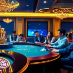 Players enjoying an immersive gaming experience at https://mm88.observer/ with vibrant casino elements.