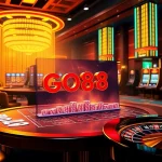 Experience the excitement of Trang Chủ GO88, showcasing vibrant casino gaming visuals.
