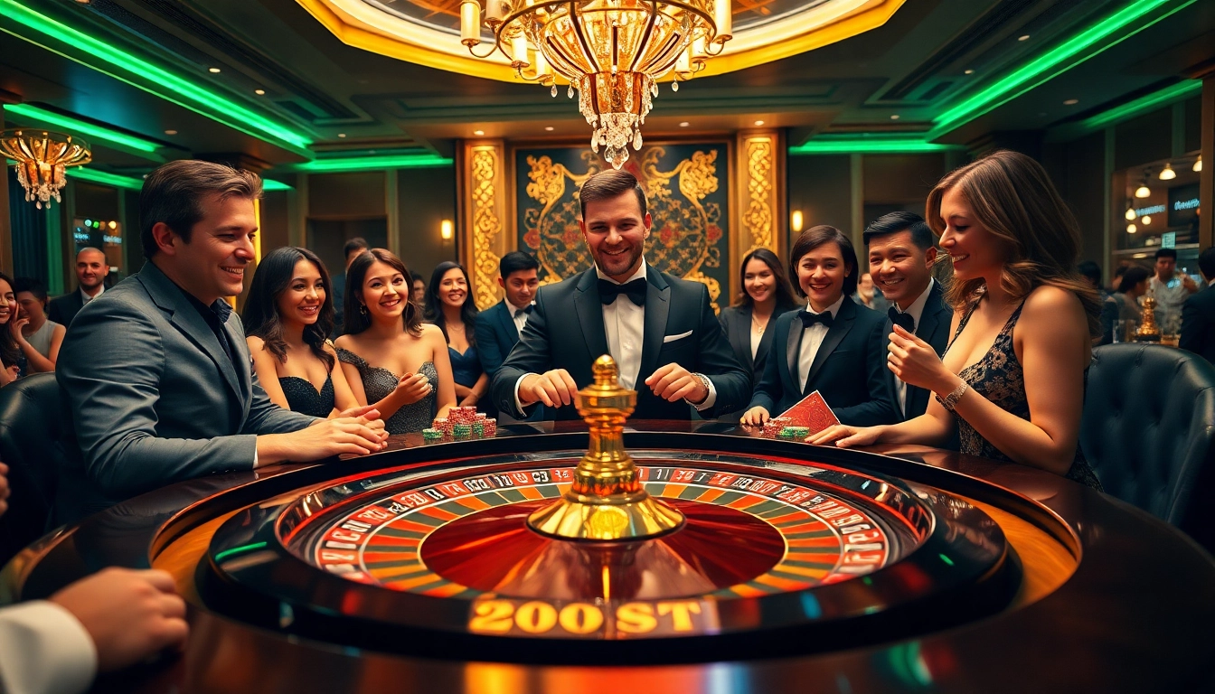 Experience thrilling gameplay at https://789p.gives/ with players enjoying roulette in a lively casino.