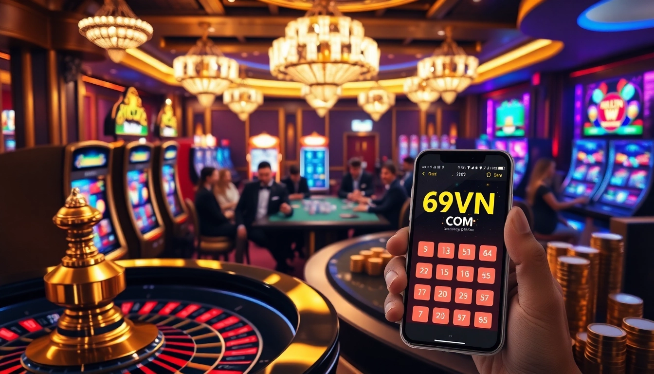 Experience the thrill of winning at 69VN COM with exciting casino games and vibrant atmosphere.