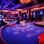 Experience the thrill of 789 BET at a vibrant casino table with enthusiastic players and exciting games.