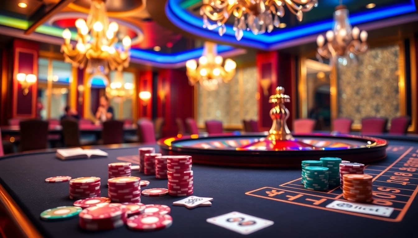 Experience the vibrant GO88 casino atmosphere with exciting games and luxurious decor.