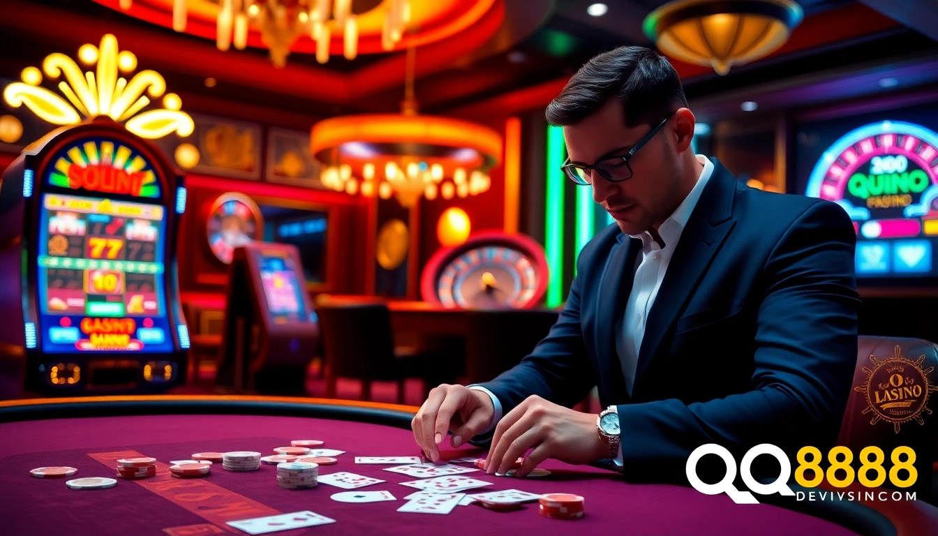 Experience the excitement of QQ888 Dev with vibrant casino games and thrilling moments.