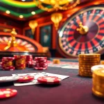 Exciting casino scene featuring poker, roulette, and the allure of https://thabet77.sa.com/ with high-stakes action.