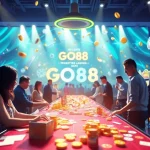 Exciting GO88 online gaming platform interface showcasing colorful games and dynamic interactions.