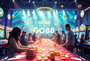 Exciting GO88 online gaming platform interface showcasing colorful games and dynamic interactions.
