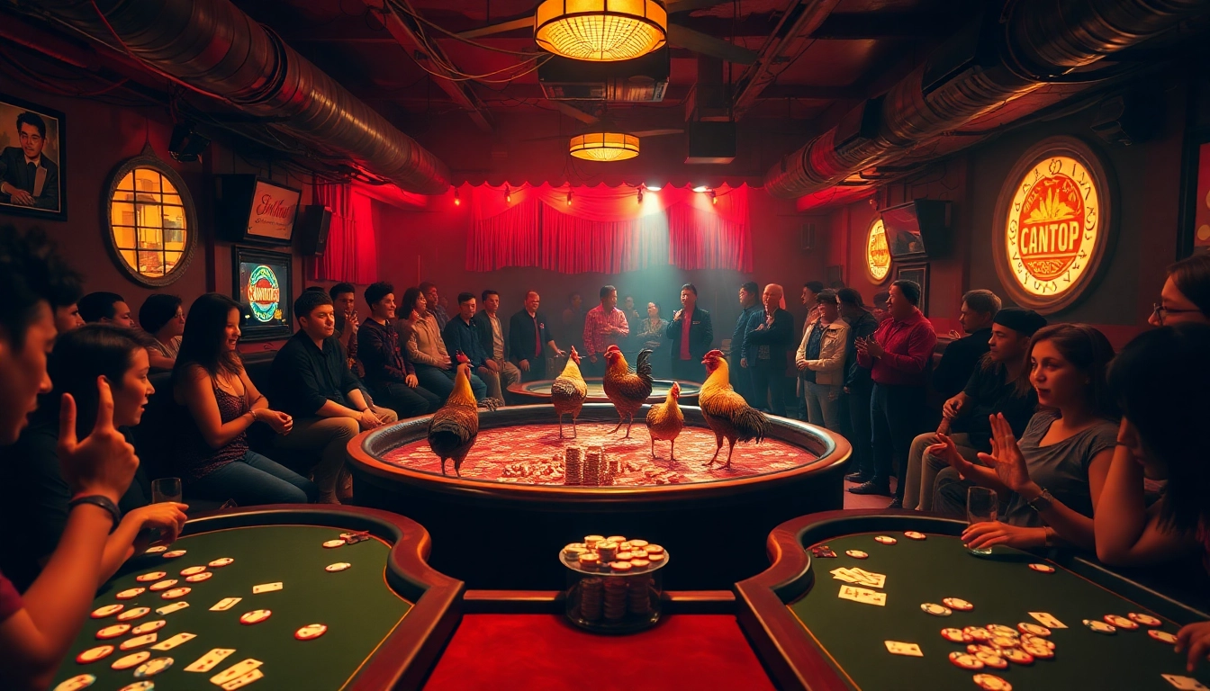 Experience high-energy đá gà trực tiếp with intense live matches and engaged spectators.