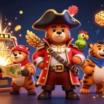 Experience the thrill of gk88 slots with cartoon pirate bears, tigers, and dynamic jackpots!