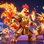 Experience high-stakes gaming with crazyvegas' powerful characters and vibrant casino elements in one dynamic scene.